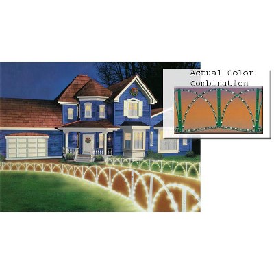 J. Hofert Co 84.5'' Green and Clear Christmas Lights Outdoor Decor