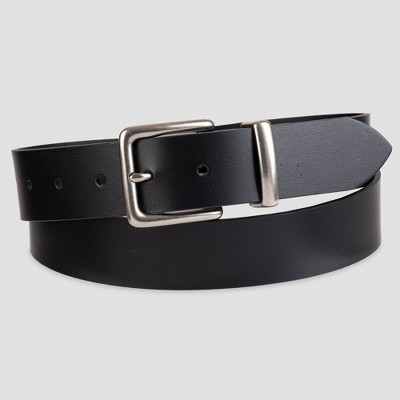 Goodfellow Belt Black Silver Buckle Vegan Size Extra Extra Large XXL 44-48