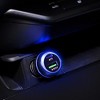 Insten 36W 2-Port USB-C PD + USB QC 3.0 Fast Charging Car Charger Compatible With iPhone Android Cell Phone Universal - 3 of 4