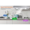Acekool Under Cabinet Range Hood With Quiet Operation, Integrated LED Lighting, Reusable Baffle Filters - 3 of 4