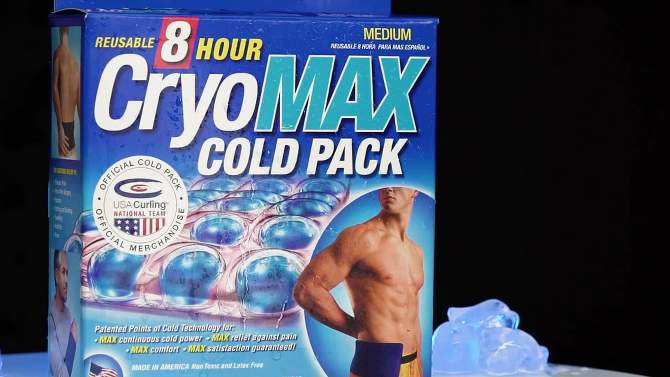Cryo-MAX 8 Hour Reusable Cold Therapy Ice Pack - Medium - 6&#34; x 12&#34;, 2 of 8, play video