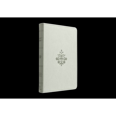 ESV Large Print Value Thinline Bible (Trutone, River Stone, Branch Design) - (Leather Bound)