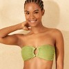 Women's Pucker Textured Bandeau Bikini Top - Wild Fable™ - 3 of 4