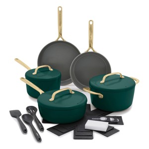 GreenPan GP5 14pc Hard Anodized Ceramic Nonstick Cookware Set - 1 of 4
