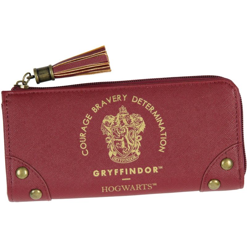 Harry Potter Wallet Hogwarts Houses Faux Leather Clutch Wallet For Women, 1 of 5