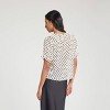Women's Ruffled Neck Tie-Front Blouse - A New Day™ - 4 of 4