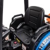 TopComfy Baby Walkers Kids Ride On Tractor Kids Toys Kids Fun Gift Working Loader Backhoe Digger Trailer Included for Kids, Blue, 24.8"*16.93"*22.05" - 4 of 4