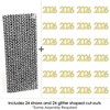 Big Dot of Happiness Gold Glitter 2026 Party Straws - No-Mess Real Gold Glitter Cut-Out Numbers New Year's Eve Party Paper Straws - Set of 24 - 4 of 4