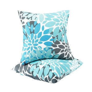 Kumasinova 18" Pillows Standard Size Set of 2,Waterproof Fade Resistant Bed Pillows for Patio,Garden&Poolside,Decorative Pillows for Bed - 1 of 4