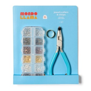 Clasps/Jump Rings/Needlenose Pliers Jewelry Making Kit - Mondo