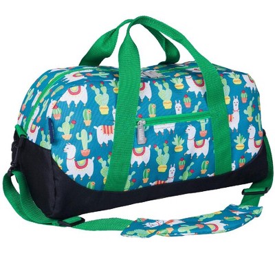 Wildkin Llamas and Cactus Green Overnighter Duffel Bag