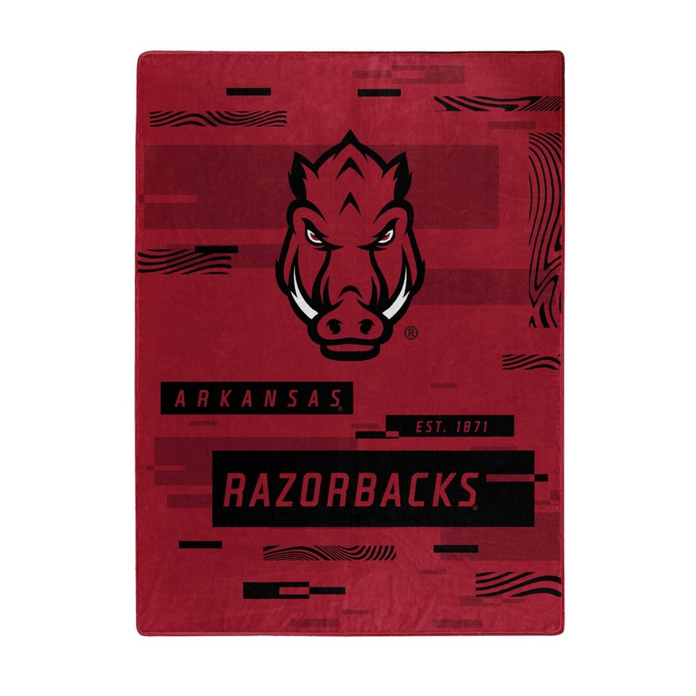 Photos - Duvet NCAA Arkansas Razorbacks Digitized 60 x 80 Raschel Throw Blanket