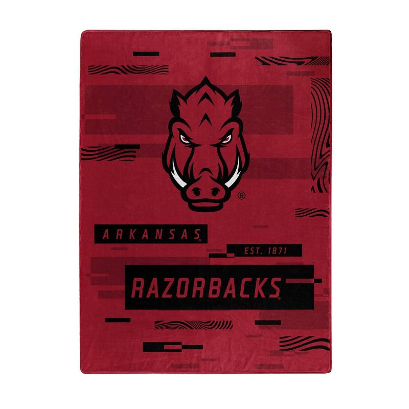 NCAA Arkansas Razorbacks Digitized 60 x 80 Raschel Throw Blanket, 1 of 6