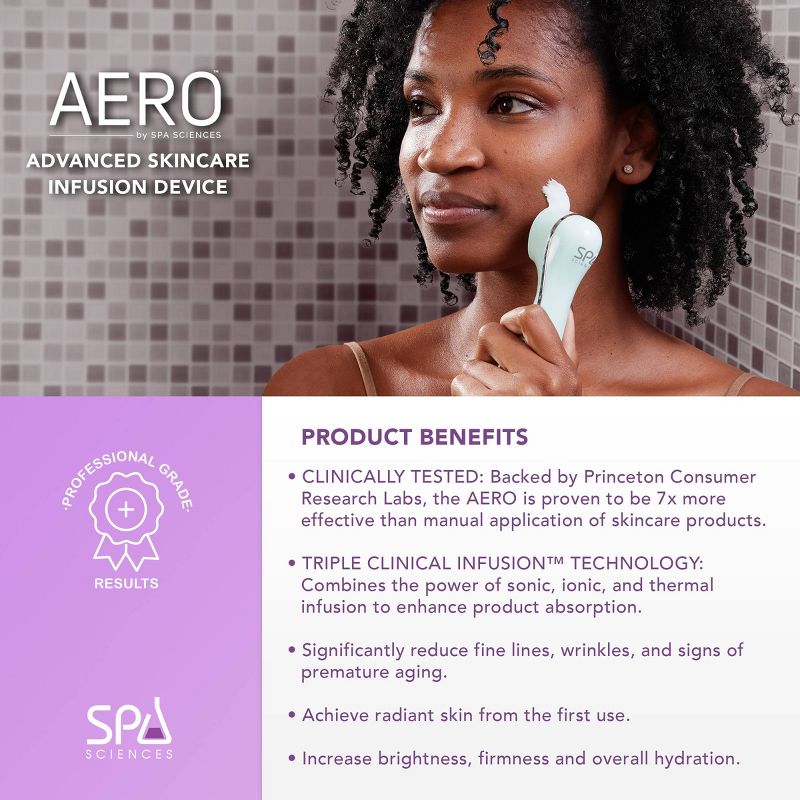 Spa Sciences AERO Renewal Serum &#38; BONUS Skincare Infusion Device for Clinical Absorption, 4 of 11