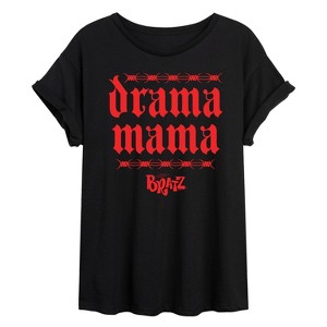 Women's - Bratz - Drama Mama Oversized Graphic T-Shirt - 1 of 4