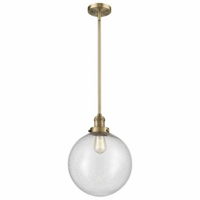 Beacon - 1 Light Stem Hung Mini Pendant In Industrial Style-15 Inches Tall and 12 Inches Wide