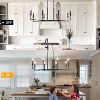 PAKOKULA Industrial 8-Light Black Linear Classic-Candle-Style Chandelier - 4 of 4