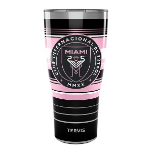 MLS Inter Miami CF 30oz Hype Stripe Stainless Steel Tumbler - 1 of 3