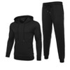 COOFANDY Men's 2 Piece Hooded Sweatsuit Tracksuit Set - 4 of 4