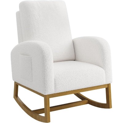 Acekool Upholstered Rocking Chair