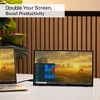 SideTrak Solo Essential 15.6'' Portable Monitor Extender, FHD LCD Laptop Dual Screen with Kickstand, Powered by USB or HDMI port - 2 of 4