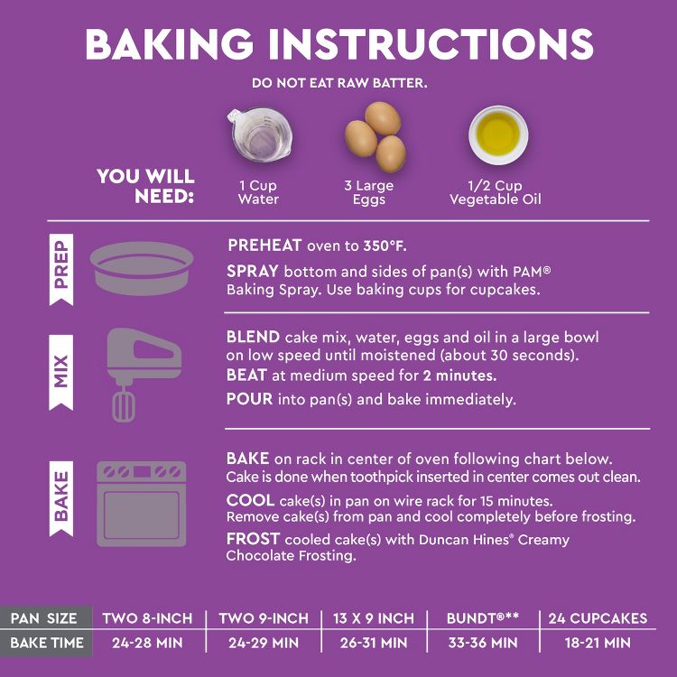 Duncan Hines Devils Food Cake Mix - 16.5oz, 4 of 8