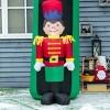 FURNIinspire Decorative Holiday Scene Props 11.5ft Outdoor Christmas Inflatables Home Decor Blow-Up Archway for Lawn, Green, 95.3"*37.5"*139.8" - 4 of 4