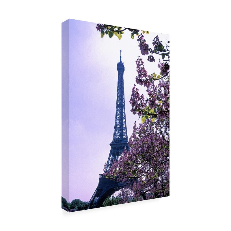 "Eiffel Tower with Blossoms" Outdoor Canvas, 2 of 8