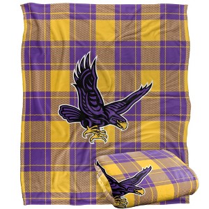 Hunter College Campus Plaid Spirit Silky Touch Super Soft Throw Blanket 50x60 - 1 of 4