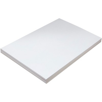 Pacon Medium Weight Tagboard, 12 x 18 Inches, 9 Pt, White, Pack of 100