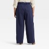 Women's High-Rise Wide Leg Poplin Trousers - A New Day™ - 2 of 3