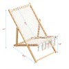 Moda Furnishings Outdoor Set of 2 Weaving Chair, with Handwoven Rope for Patio, Living Room, Garden, Balcony - 3 of 4