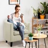 Home Imports Emporium Button Tufted Barrel Chair - 3 of 4