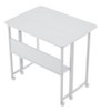 HDZNVF Folding Desk Small Foldable Desk for Small Space, 31.5 Inches Writing Computer Desk in Study, White - 4 of 4