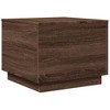 vidaXL Coffee Table Brown Oak Engineered wood 19.7x19.7x15.7 in - 2 of 4