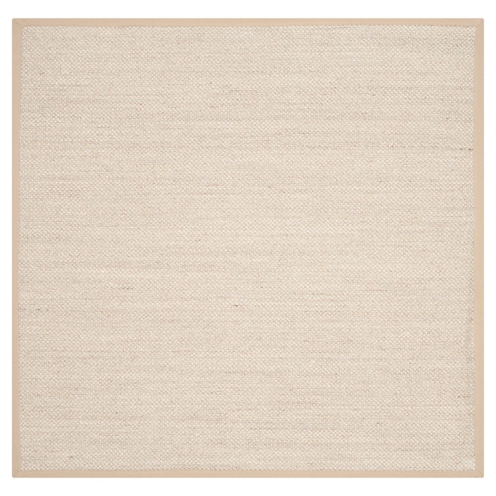 Natural Fiber Rug - Marble/Linen - (8'x8' Square) - Safavieh