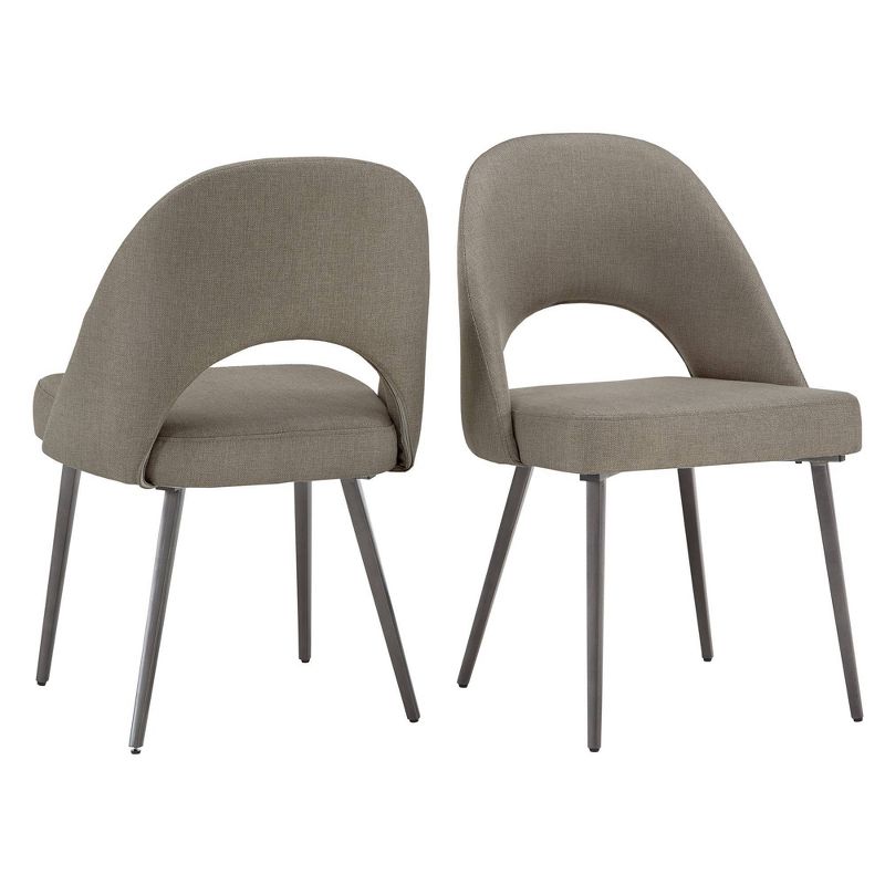 Set of 2 Ragan Upholstered Dining Chairs - Inspire Q, 1 of 11