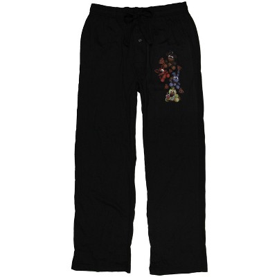 Five Nights At Freddy's Chibi Men's Adjustable Waist Sleep Pajama Pants