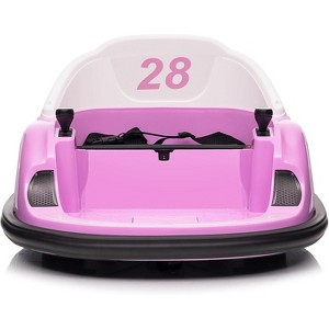 12V Ride On Bumper Car for Kids, Ride on Toy Gifts Toddlers, Electric Bumping Car with Remote Control, Battery Display, 360 Degree Spin - 1 of 4