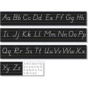 North Star Teacher Resources Black Modern Manuscript Alphabet Line - 1 of 1