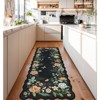 Lahome Machine Washable Back to College Series Floral Plant Floor Mat-Natural Bio-Printed Soft Rug for Living Room, School, Bedroom, or Entryway - 3 of 4