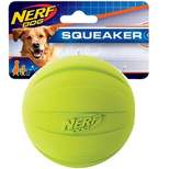 NERF Classic Squeak Ball Dog Toy - Green - 3.8"