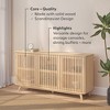 Plank+Beam Mid Century Modern Solid Wood Sideboard with 3 Doors, 59" TV Stand for Living Room - 2 of 4