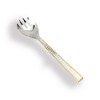 Classic Touch Salad Servers Set of 2- Hammered Stainless Steel - 3 of 3