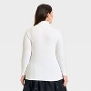 Women's Long Sleeve Ribbed Turtleneck Top - A New Day™ - 2 of 3