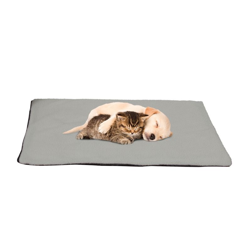 Pet Adobe Thermal Self-Warming Dog Bed – 36" x 24", Gray, 4 of 6