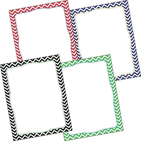 Barker Creek 4-Design Computer Paper Set, Letter Paper Size, Chevron &  Stripes, 200 Sheets