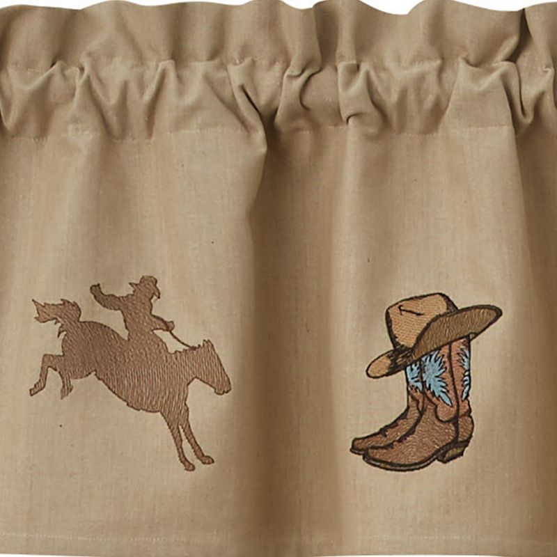 Park Designs Western Embroidered Lined Valance, 3 of 4