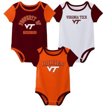 NCAA Virginia Tech Hokies Infant 3pk Bodysuit