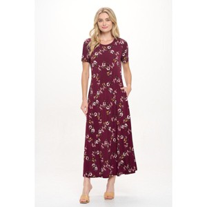 WEST K Women's Jenesis Crewneck T-Shirt A-line Dress with Pockets - 1 of 4